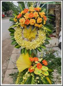 Vòng hoa viếng đám tang - HTL530
